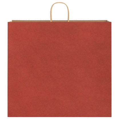 Paper Bags 250 pcs with Handles Red 54x15x49 cm