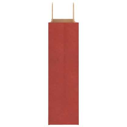 Paper Bags 250 pcs with Handles Red 54x15x49 cm