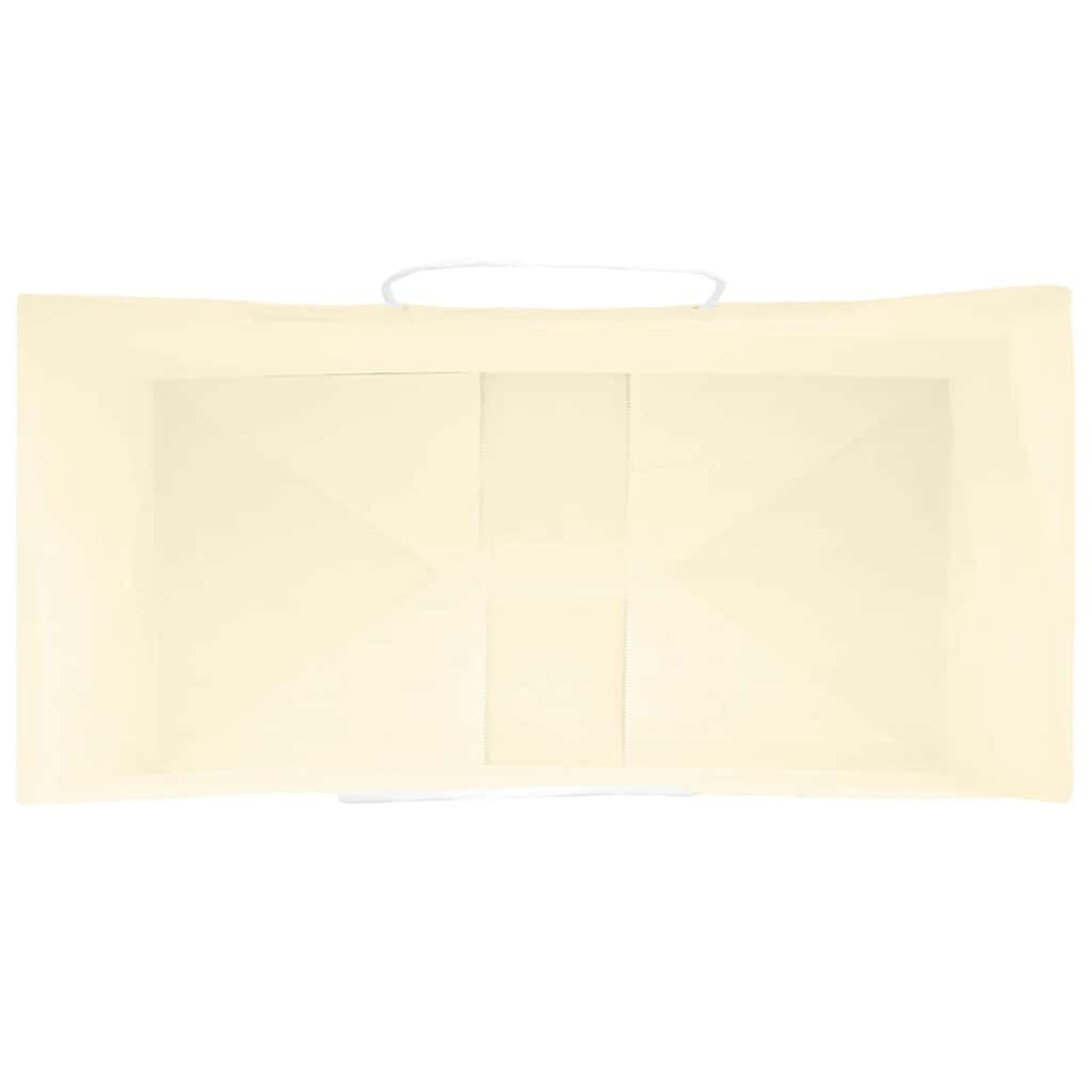 Paper Bags 50 pcs with Handles Yellow 21x11x28 cm