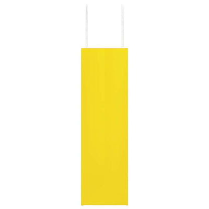 Paper Bags 50 pcs with Handles Yellow 21x11x36 cm