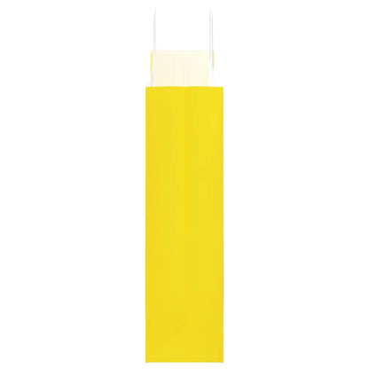 Paper Bags 50 pcs with Handles Yellow 32x12x42 cm