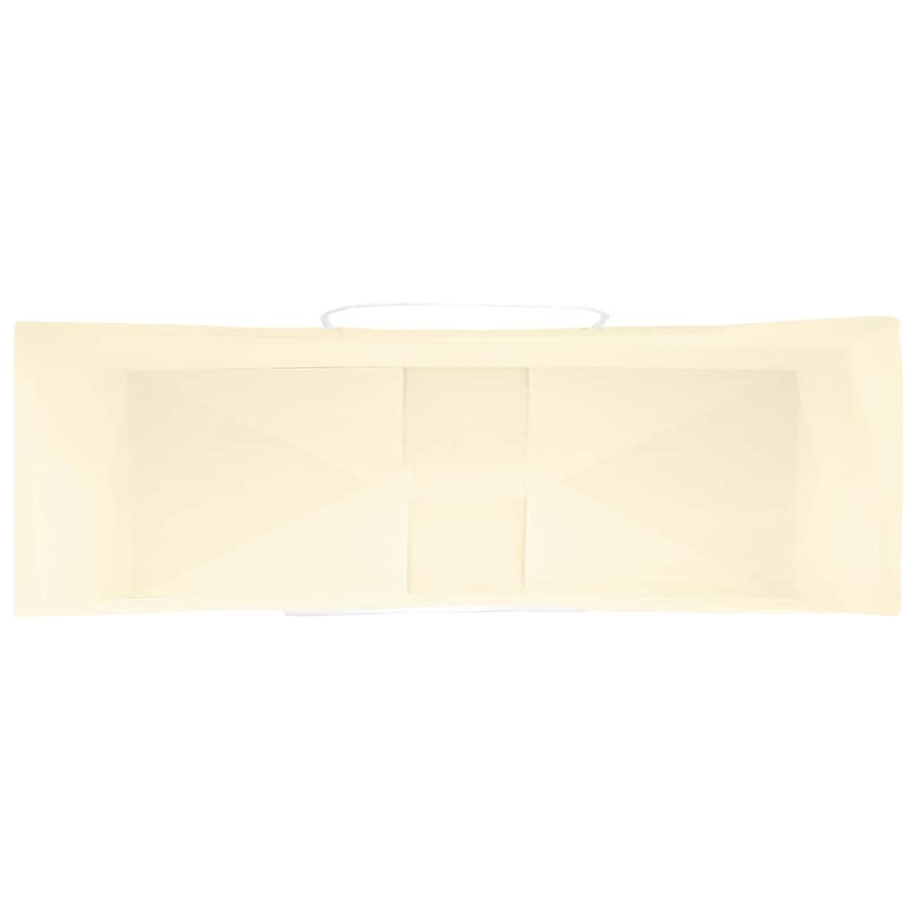 Paper Bags 50 pcs with Handles Yellow 32x12x42 cm