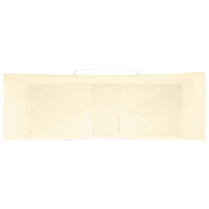Paper Bags 50 pcs with Handles Yellow 32x12x42 cm