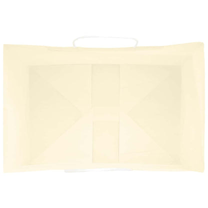 Paper Bags 50 pcs with Handles Yellow 32x22x24 cm
