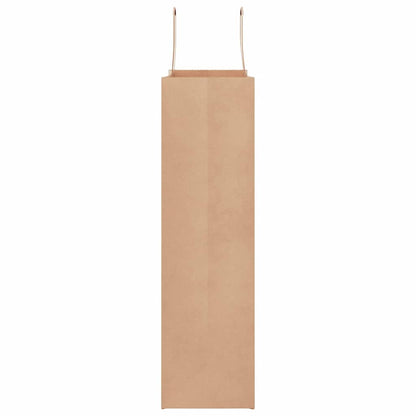 Paper Bags 50 pcs with Handles Brown 32x12x42 cm