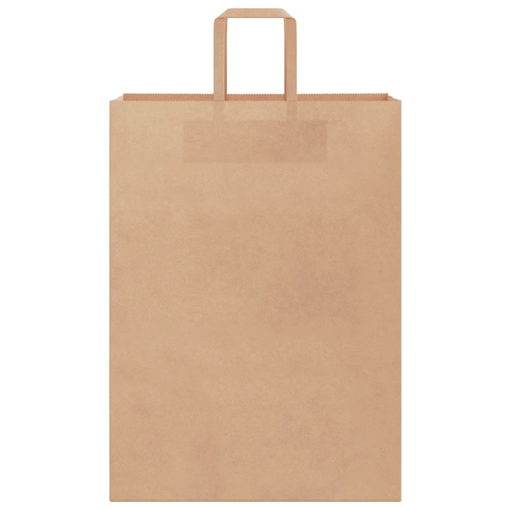 Paper Bags 50 pcs with Handles Brown 32x17x44 cm