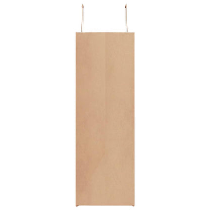 Paper Bags 250 pcs with Handles Brown 54x15x49 cm