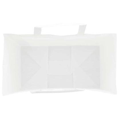 Paper Bags 50 pcs with Handles White 15x8x21 cm