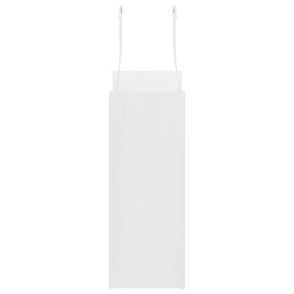 Paper Bags 50 pcs with Handles White 18x8x22 cm
