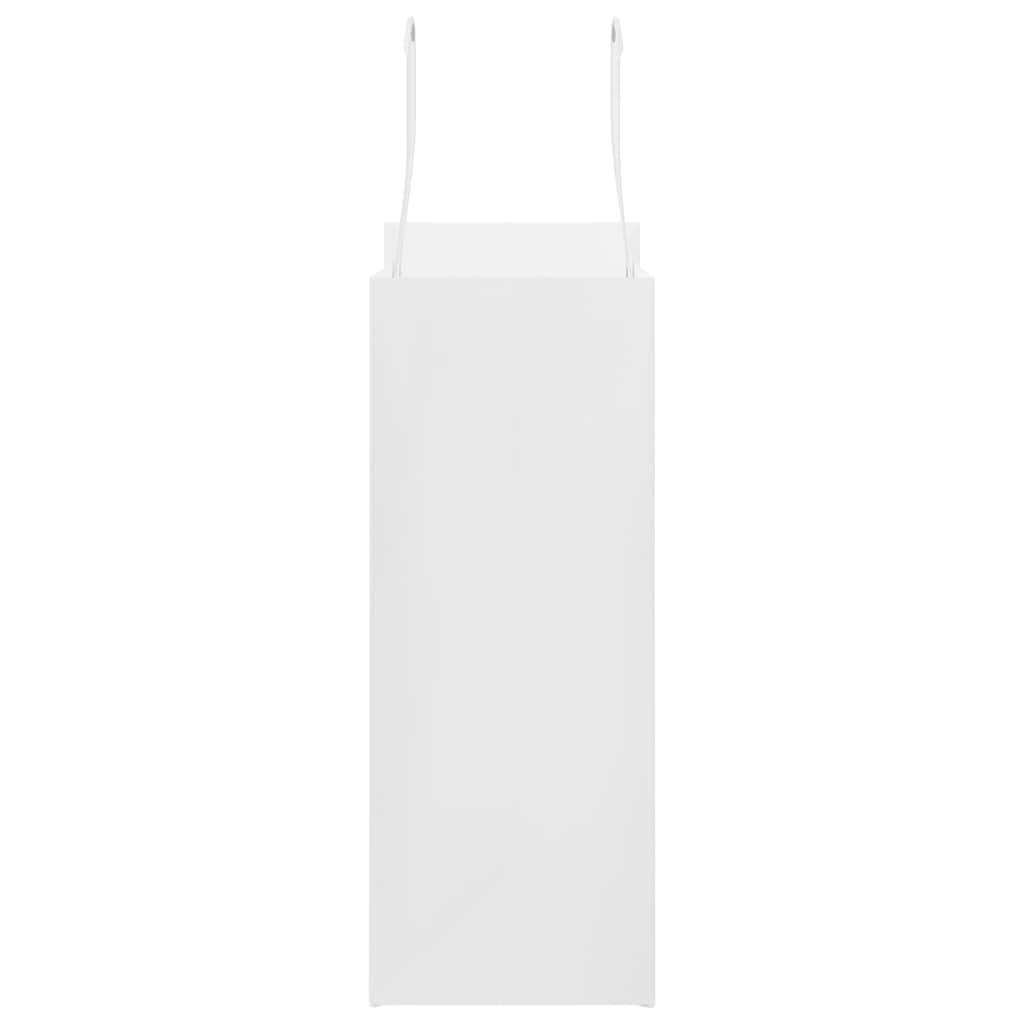 Paper Bags 50 pcs with Handles White 21x11x28 cm