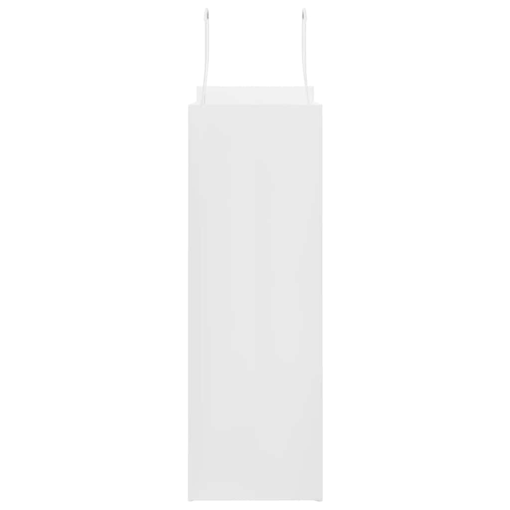 Paper Bags 50 pcs with Handles White 26x12x35 cm