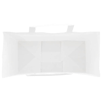 Paper Bags 50 pcs with Handles White 26x12x35 cm