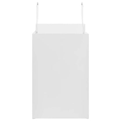 Paper Bags 50 pcs with Handles White 26x17x25 cm