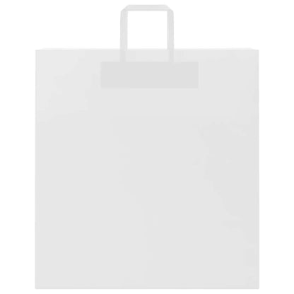 Paper Bags 50 pcs with Handles White 45x17x48 cm