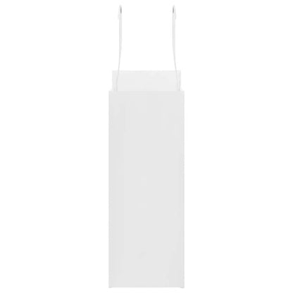 Paper Bags 250 pcs with Handles White 18x8x22 cm