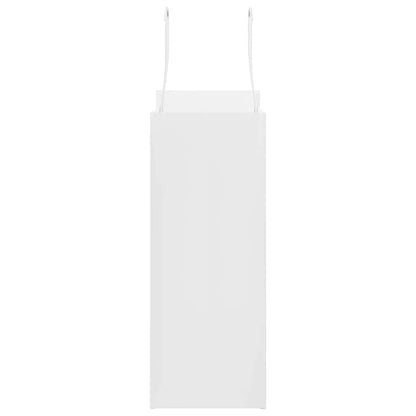 Paper Bags 250 pcs with Handles White 21x11x28 cm