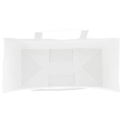 Paper Bags 250 pcs with Handles White 26x12x35 cm