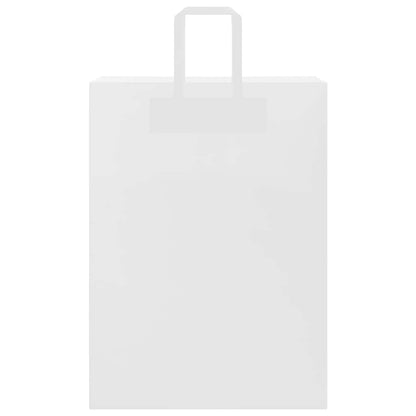 Paper Bags 250 pcs with Handles White 32x17x44 cm