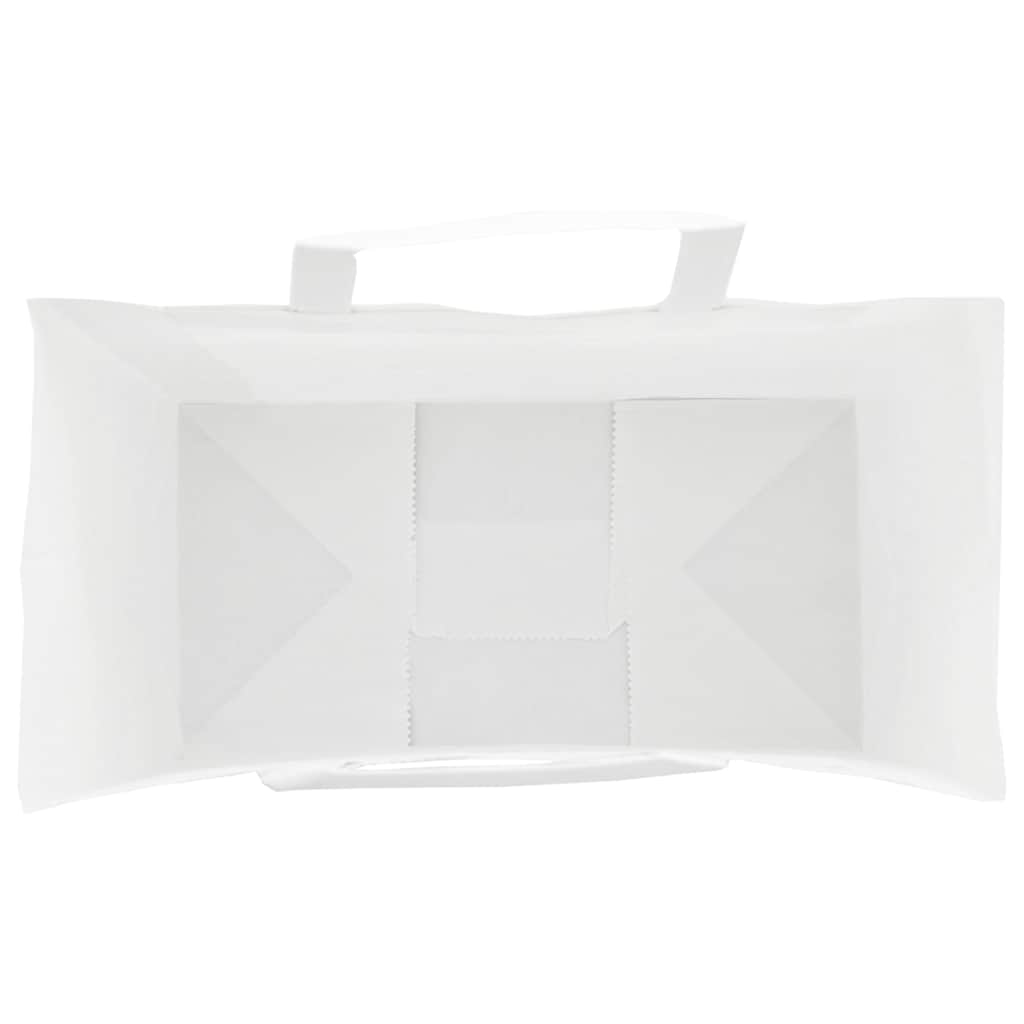 Paper Bags 250 pcs with Handles White 32x17x44 cm