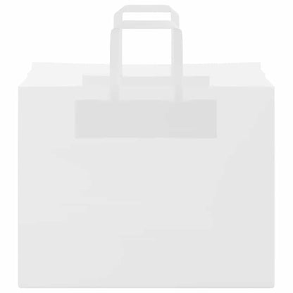 Paper Bags 250 pcs with Handles White 32x22x24 cm