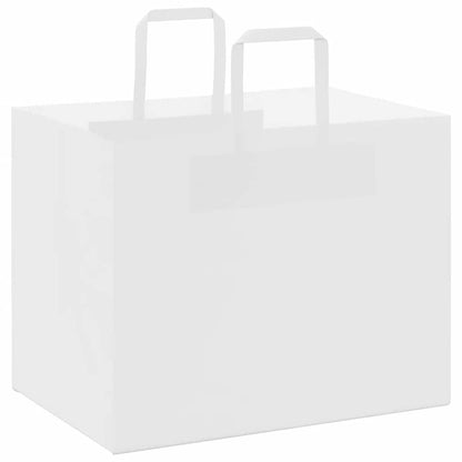 Paper Bags 250 pcs with Handles White 32x22x24 cm