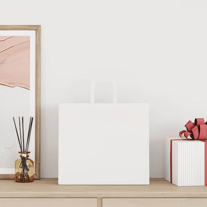 Paper Bags 250 pcs with Handles White 32x22x28 cm