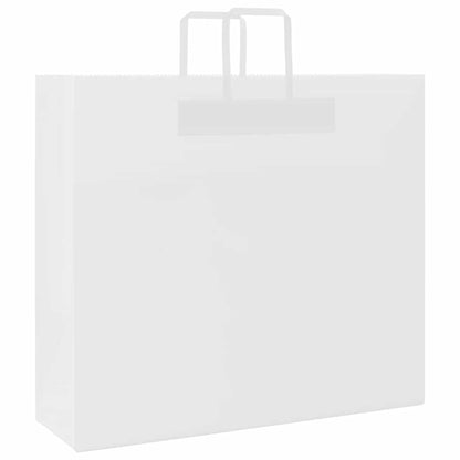 Paper Bags 250 pcs with Handles White 54x15x49 cm