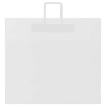 Paper Bags 250 pcs with Handles White 54x15x49 cm