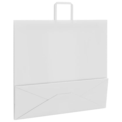 Paper Bags 250 pcs with Handles White 54x15x49 cm