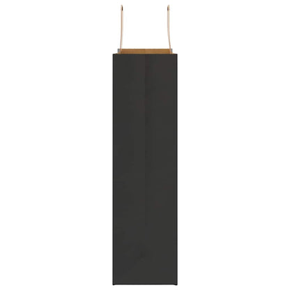 Paper Bags 50 pcs with Handles Black 32x12x42 cm