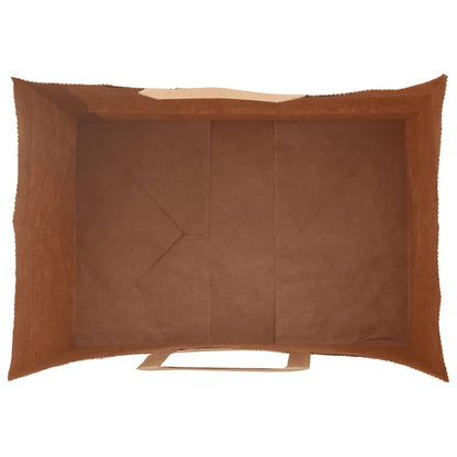 Paper Bags 50 pcs with Handles Black 32x22x24 cm