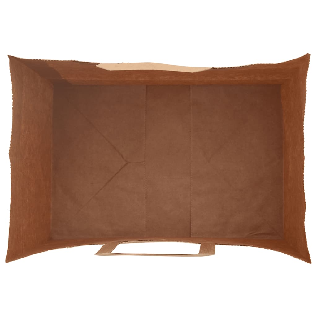 Paper Bags 50 pcs with Handles Black 32x22x28 cm