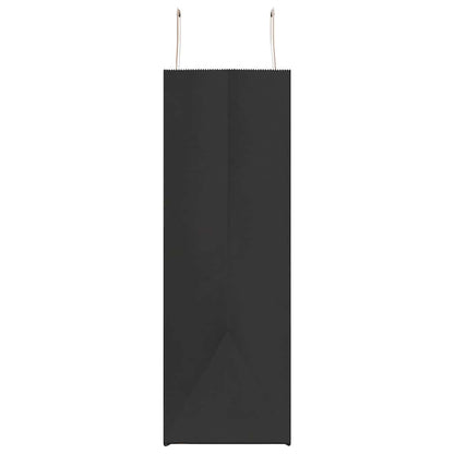 Paper Bags 50 pcs with Handles Black 54x15x49 cm