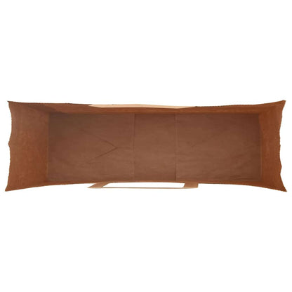Paper Bags 50 pcs with Handles Black 54x15x49 cm