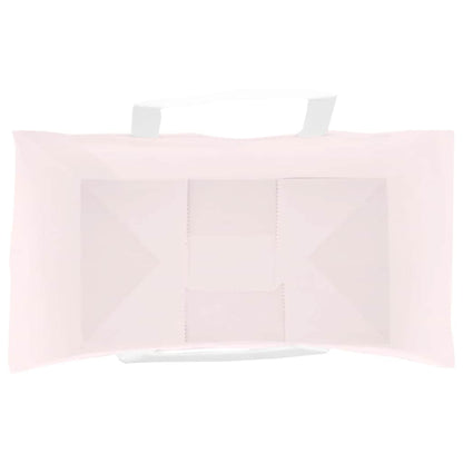 Paper Bags 50 pcs with Handles Pink 15x8x21 cm