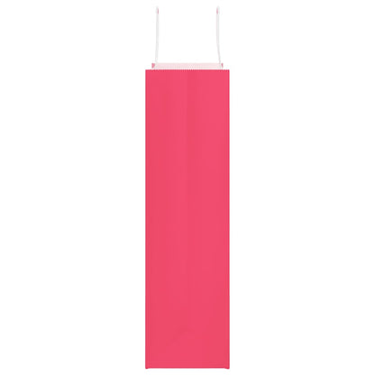 Paper Bags 50 pcs with Handles Pink 32x12x42 cm