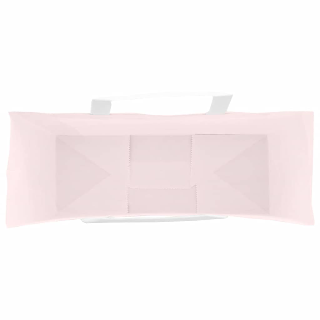 Paper Bags 50 pcs with Handles Pink 32x12x42 cm