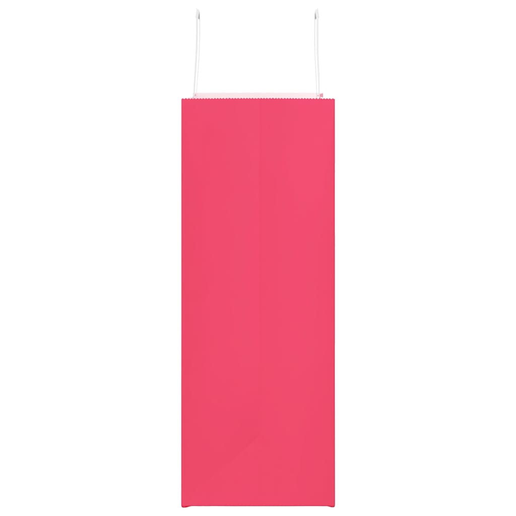 Paper Bags 50 pcs with Handles Pink 32x17x44 cm