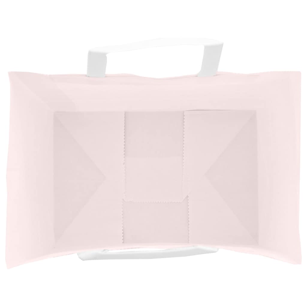 Paper Bags 50 pcs with Handles Pink 32x22x28 cm