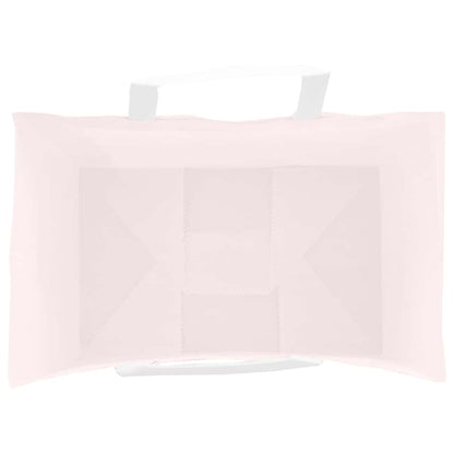 Paper Bags 250 pcs with Handles Pink 26x17x25 cm