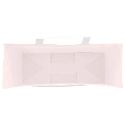 Paper Bags 250 pcs with Handles Pink 32x12x42 cm