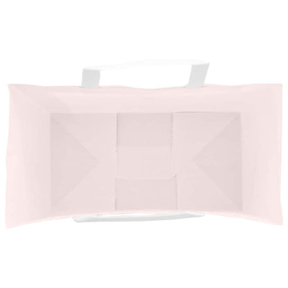 Paper Bags 250 pcs with Handles Pink 32x17x44 cm