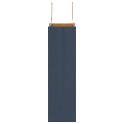 Paper Bags 50 pcs with Handles Blue 21x11x36 cm