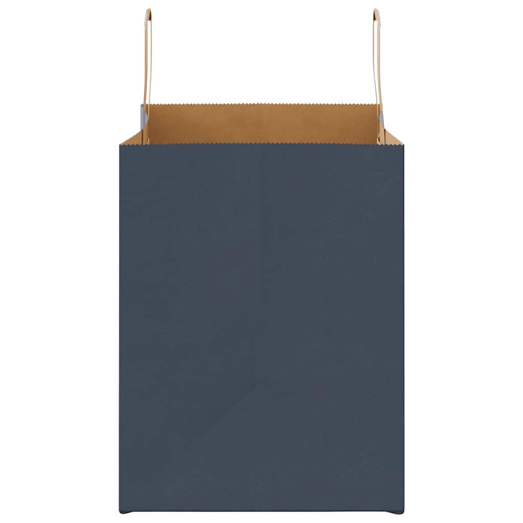 Paper Bags 50 pcs with Handles Blue 32x22x28 cm