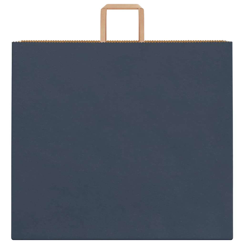 Paper Bags 50 pcs with Handles Blue 54x15x49 cm