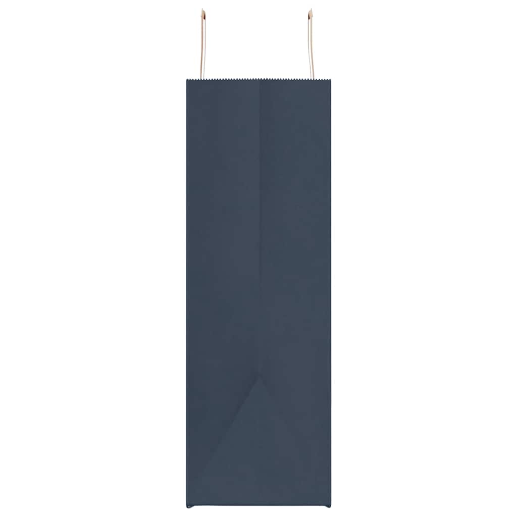 Paper Bags 50 pcs with Handles Blue 54x15x49 cm