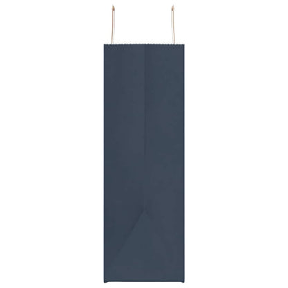 Paper Bags 50 pcs with Handles Blue 54x15x49 cm