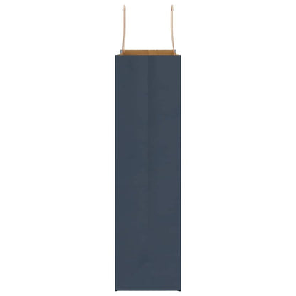 Paper Bags 250 pcs with Handles Blue 32x12x42 cm