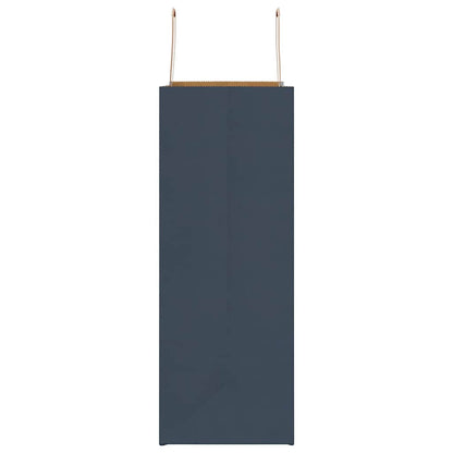 Paper Bags 250 pcs with Handles Blue 32x17x44 cm