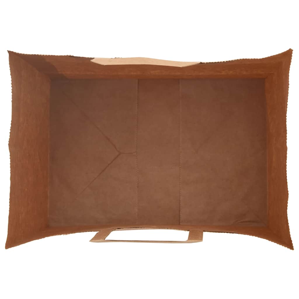 Paper Bags 250 pcs with Handles Green 32x22x24 cm